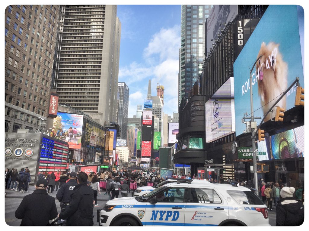 Bureau armée Times Square