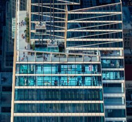 la dernière plateforme d'observation à New York