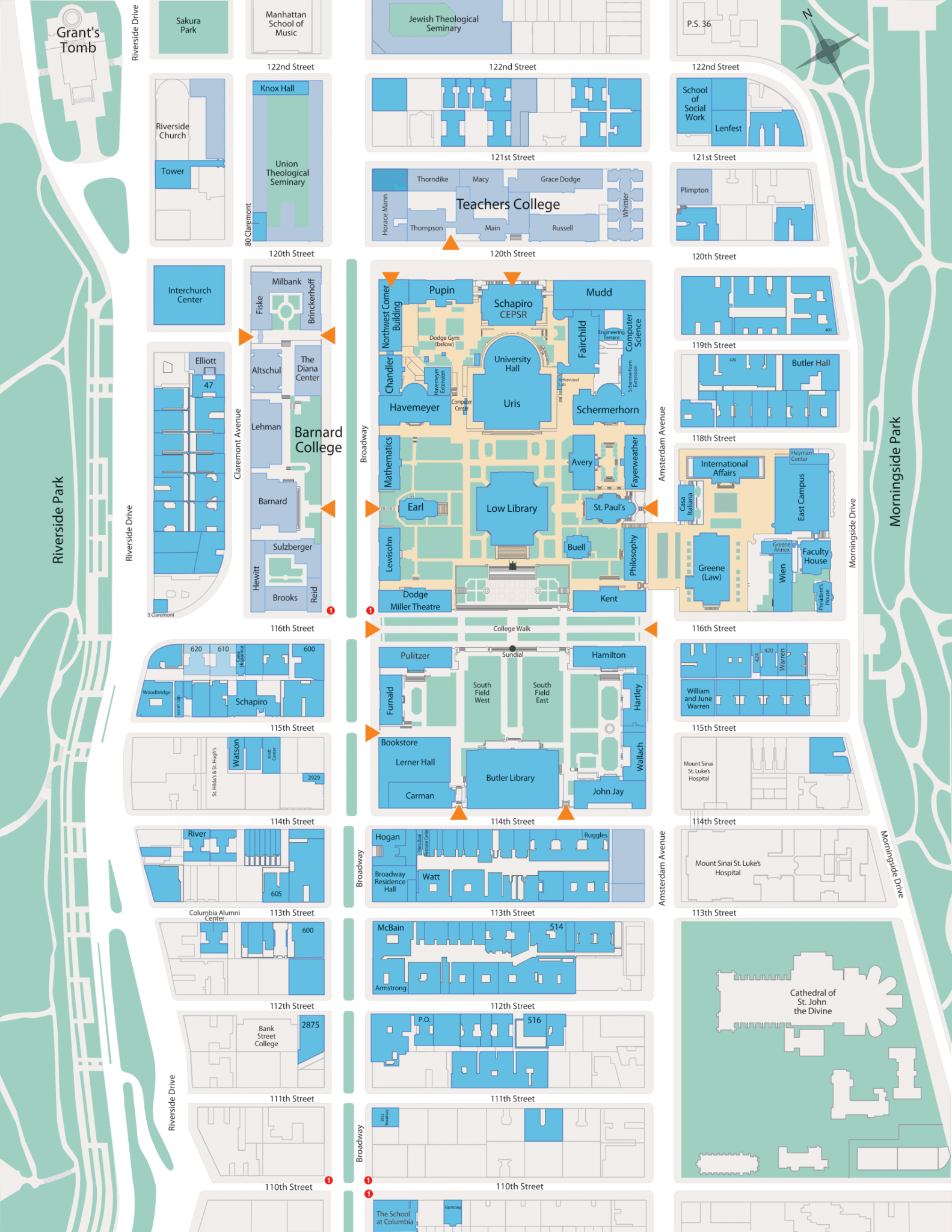 Peuton visiter l'université de Columbia à New York ? Hello New York