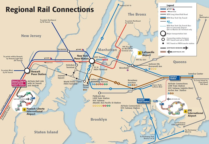 Vol New York : JFK ou Newark ?