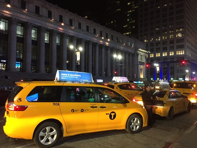 Prendre un taxi à New York