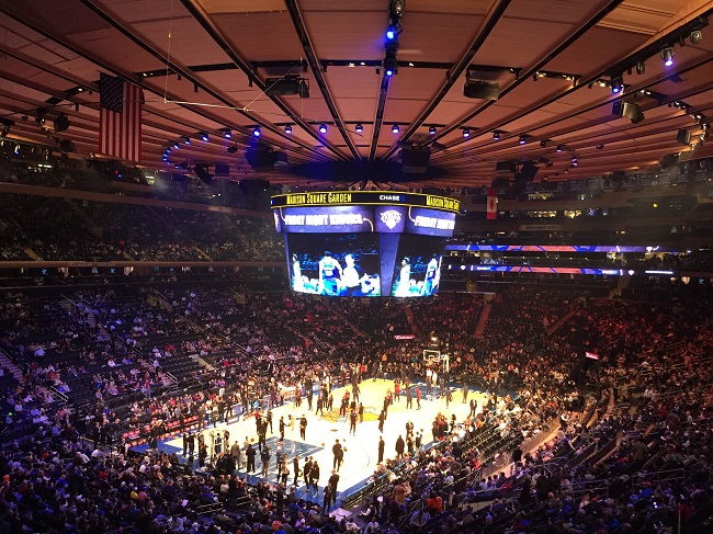 Combien coûte une soirée NBA au Madison Square Garden ?