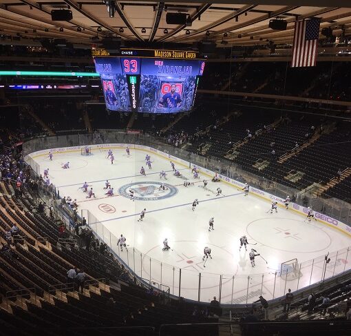 Prix match hockey New York