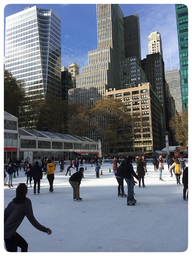 Les activités à bryant Park