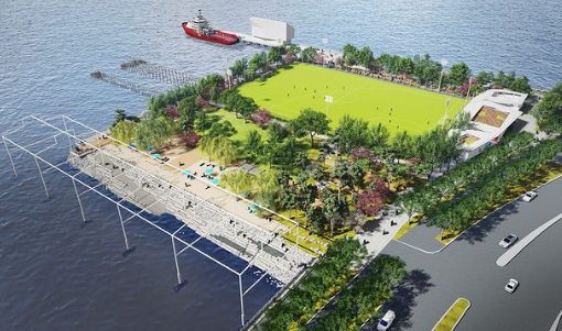 Y a-t-il une plage à Manhattan ?