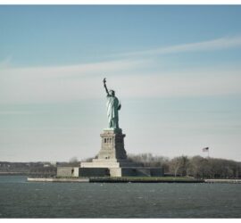 vue de la statue de la liberté