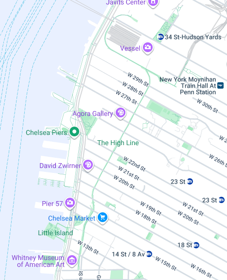 plan coulée vert new york