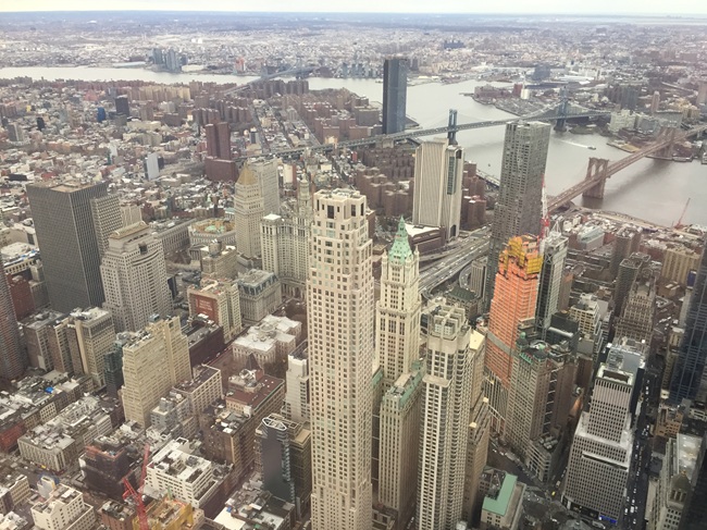 one world observatory vue extérieure